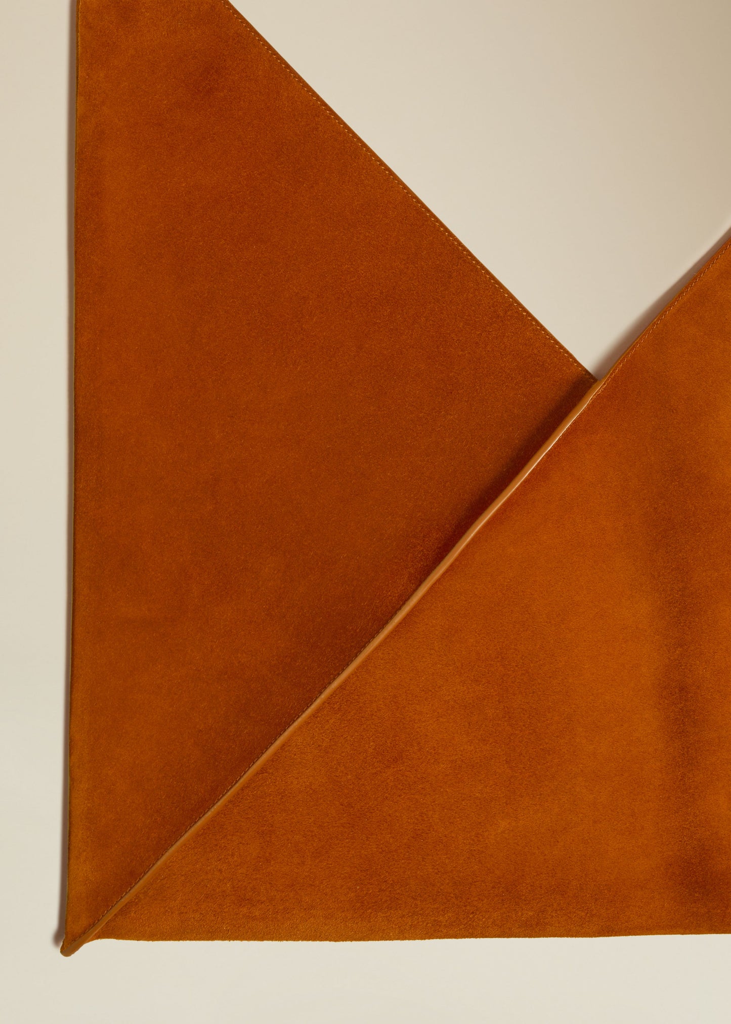 The Sara Tote in Caramel Suede