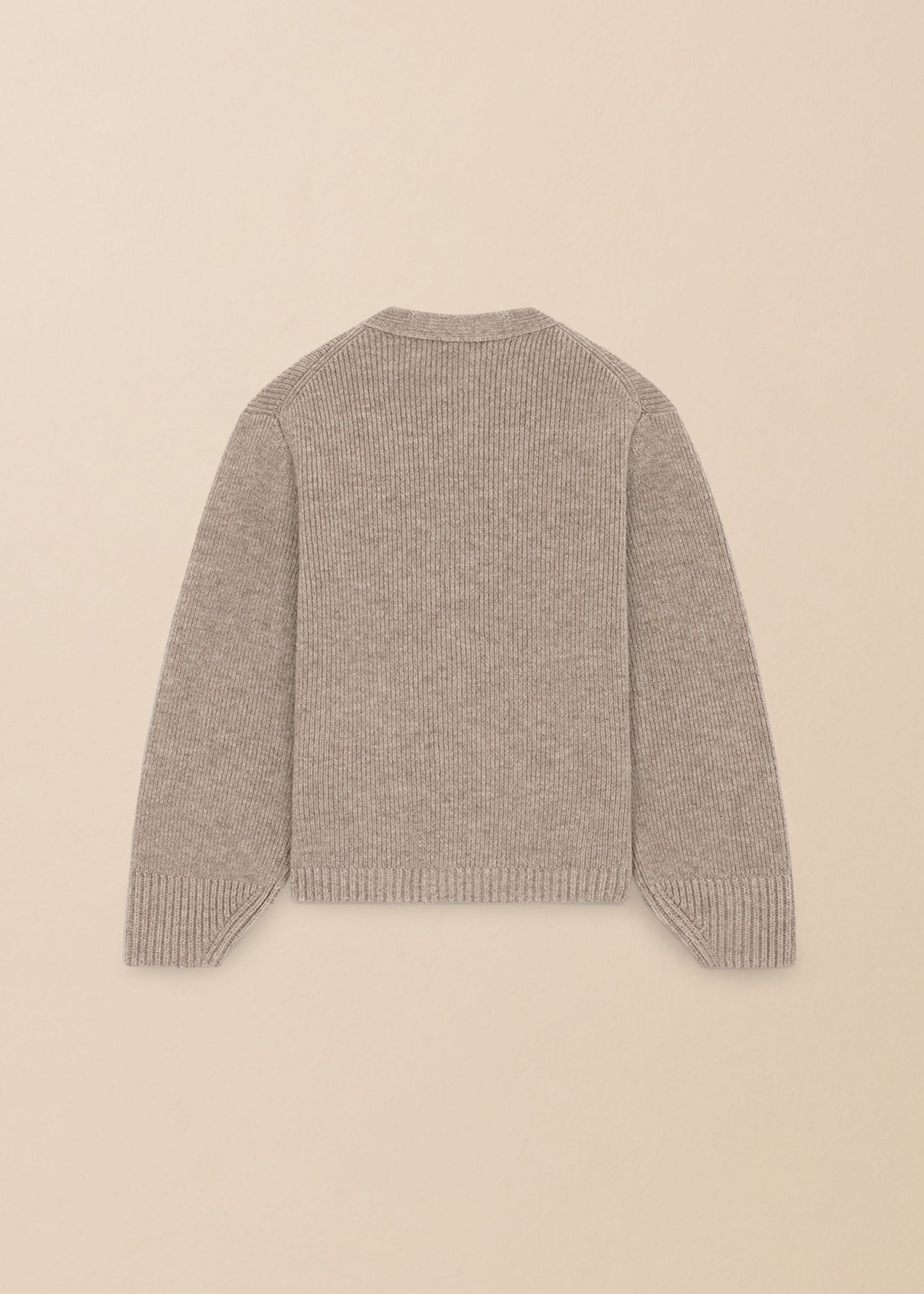 The KHAITE x Bonpoint Sienna Cardigan in Heathered Beige