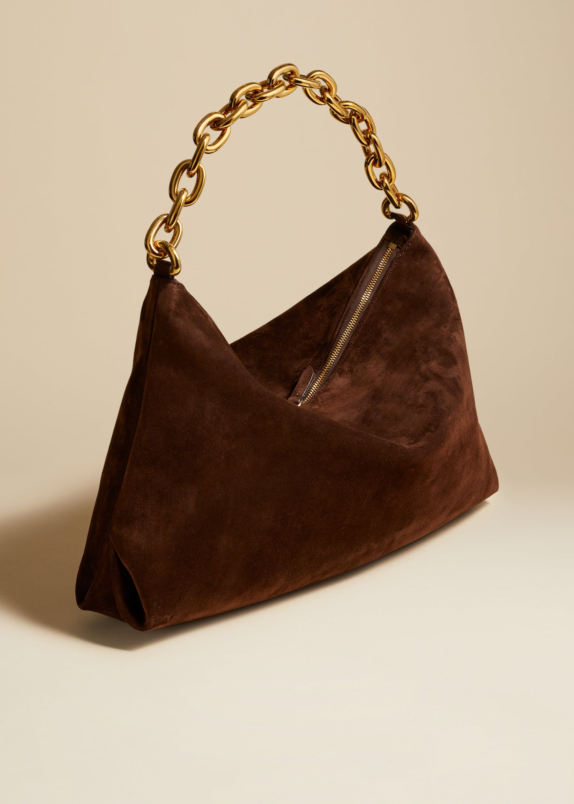 Clara Bag in Coffee Suede