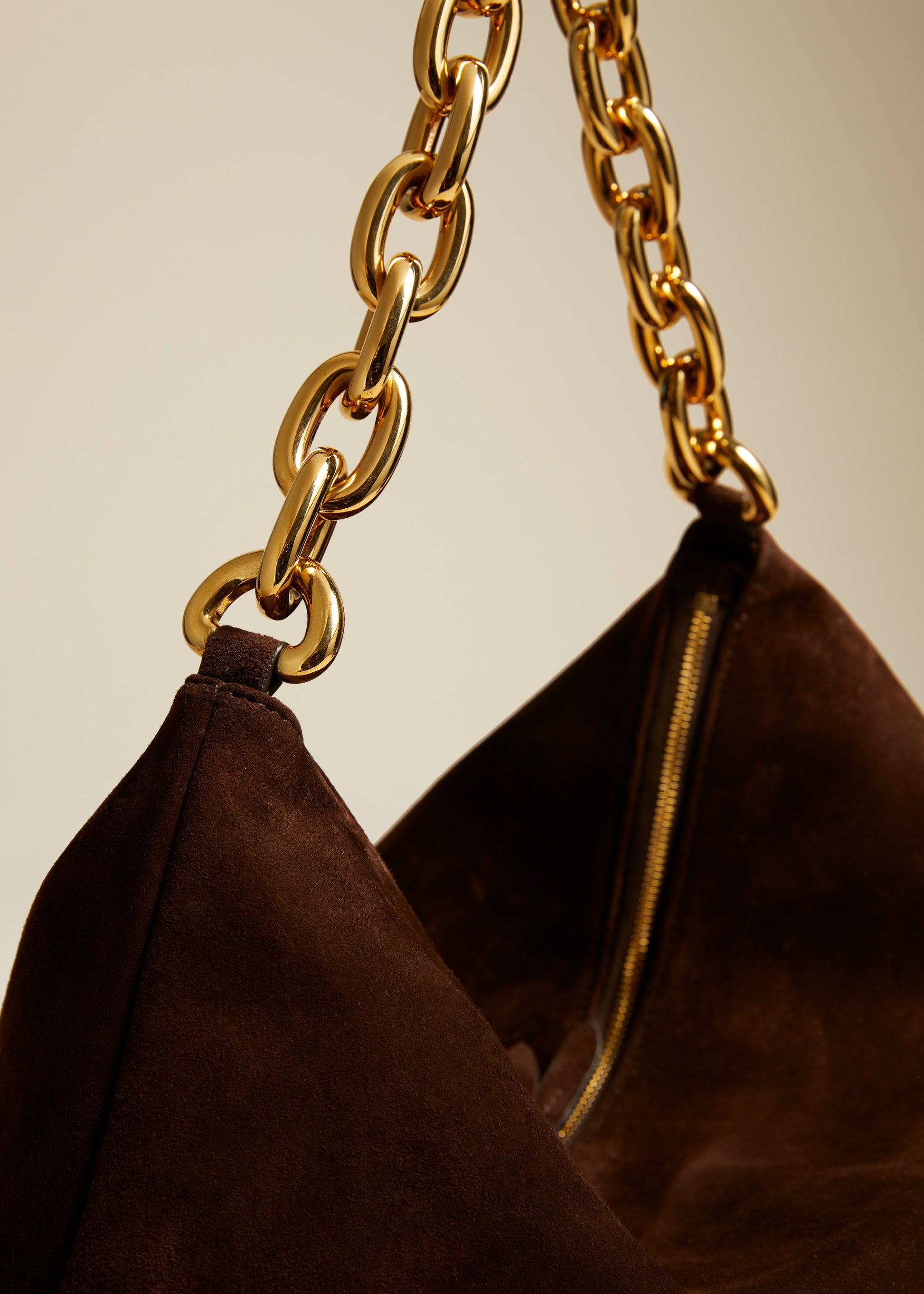 Clara Bag in Coffee Suede