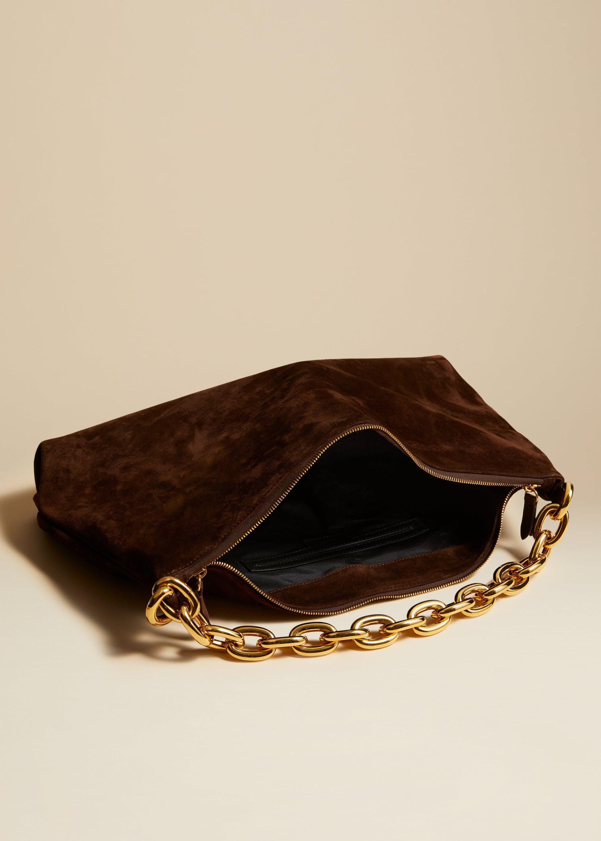 Clara Bag in Coffee Suede